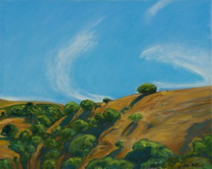 July Hills 16"x20" Oil